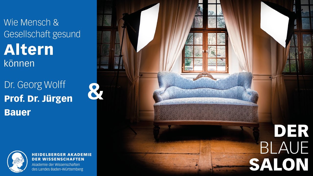 „Sie müssen sich quälen.“ Geriater Jürgen Bauer spricht im Blauen Salon über das Altern.