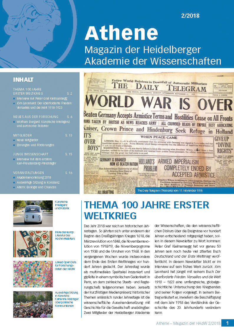 Thema 100 Jahre Erster Weltkrieg