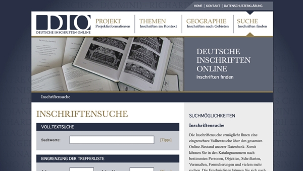 Deutsche Inschriften online