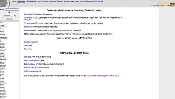 Deutsches Rechtswörterbuch