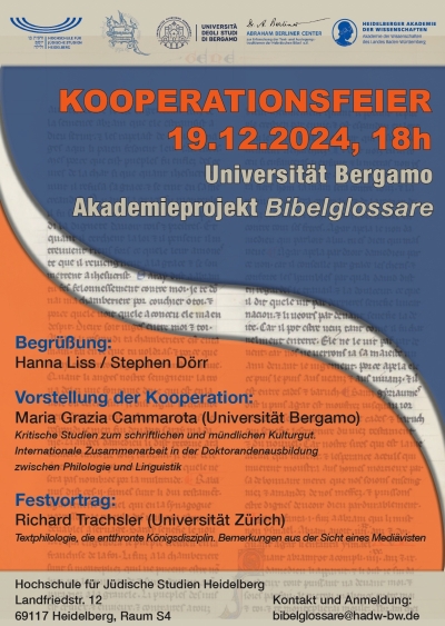 Plakat zur Kooperationsfeier