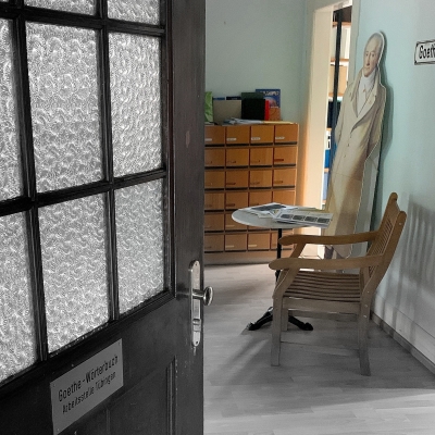 Eingang zur Goethe-Arbeitsstelle