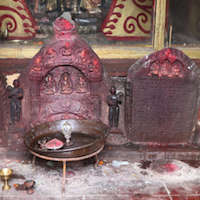Photography of Statutes of Deities and Inscription from Micchu Bāhāḥ