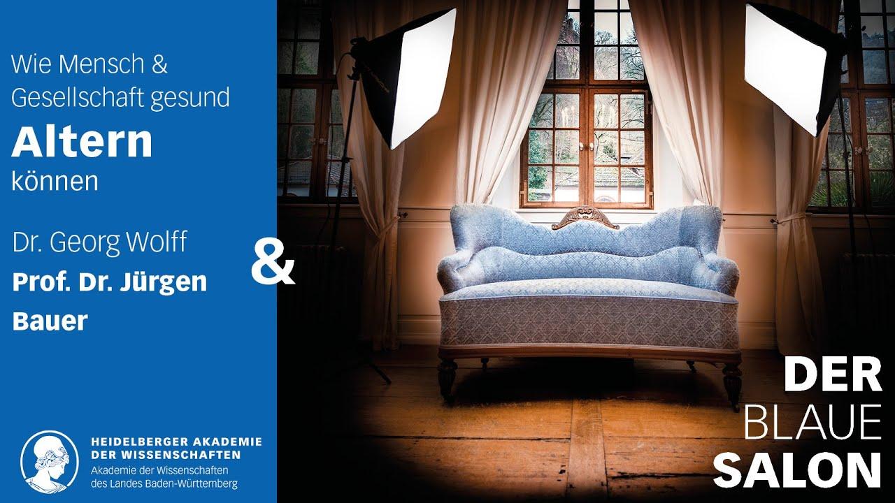 Thumbnail „„Sie müssen sich quälen.“ Geriater Jürgen Bauer spricht im Blauen Salon über das Altern.“