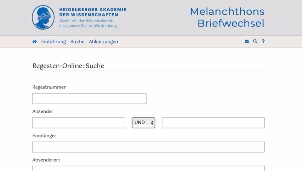 Melanchthon-Briefwechsel 