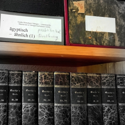 Rundgang Goethe-Wörterbuch, Arbeitsstelle Tübingen