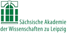Stilisiertes Tor mit der Schrift Sächsische Akademie der Wissenschaften zu Leipzig