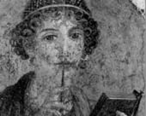  1. Jahrhundert, Mädchen mit Schreibgriffel, sog. Sappho