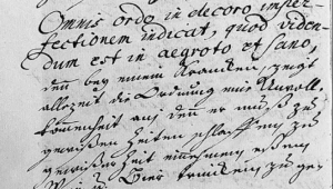 Handschrift, 17. Jh.
