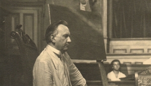 Schwarz weiß Fotografie von Karl Jaspers 1930 in Heidelberg