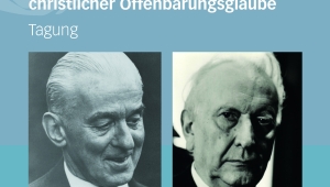 Das Bild zeigt Fotos von Bernhard Welte und Karl Jaspers.  